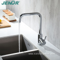 Modern Supporing Chrome Square Tube Faucet For Kitchen